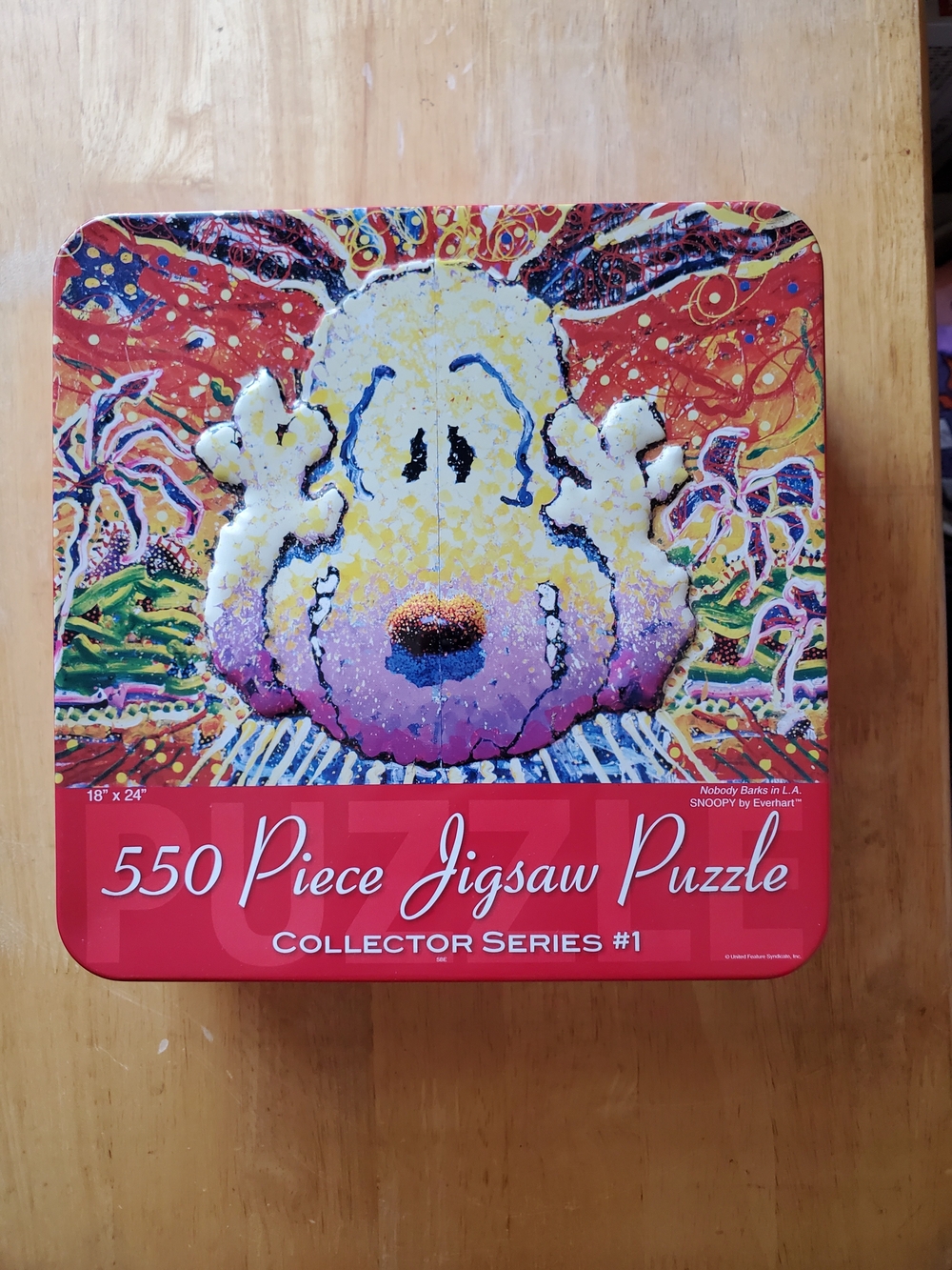 550 Piece Jigsaw Puzzle - Colorful Snoopy Collectors Series #1